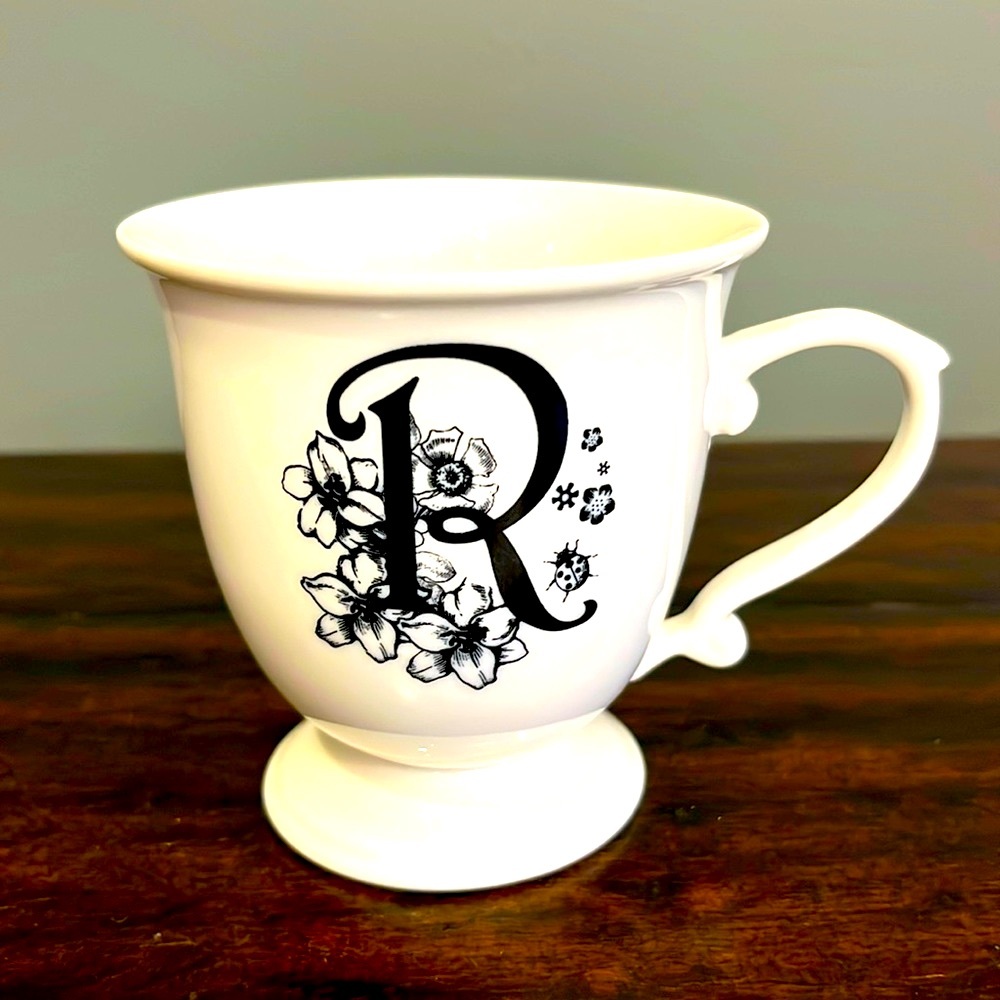 Anthropologie ‘R’’ Monogrammed Mug